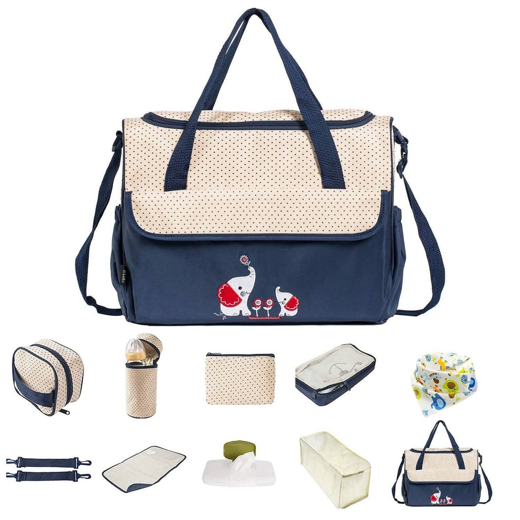 11-Piece Set: Multifunctional Diaper Handbags with Food Bag by DailySale
