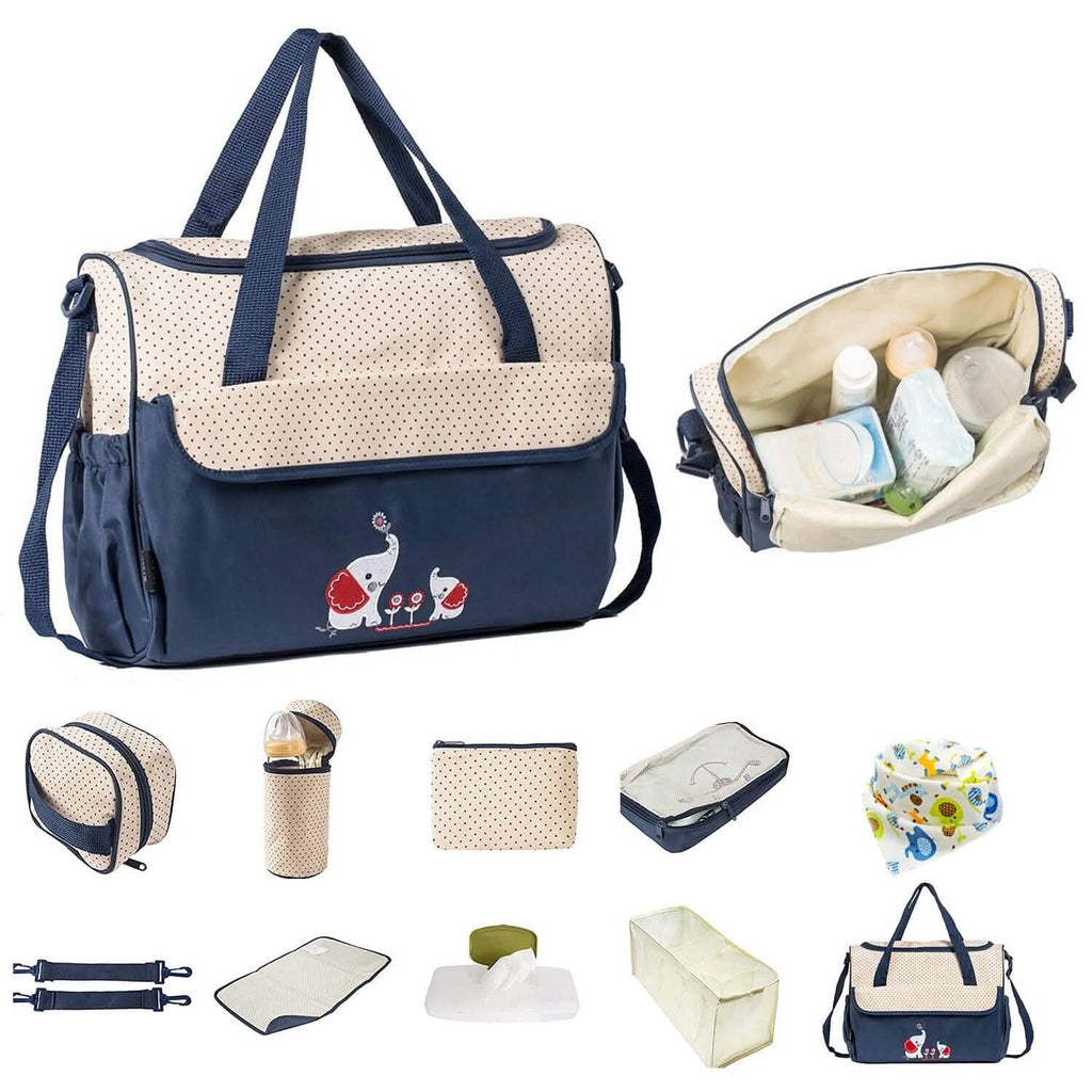 11-Piece Set: Multifunctional Diaper Handbags with Food Bag by DailySale