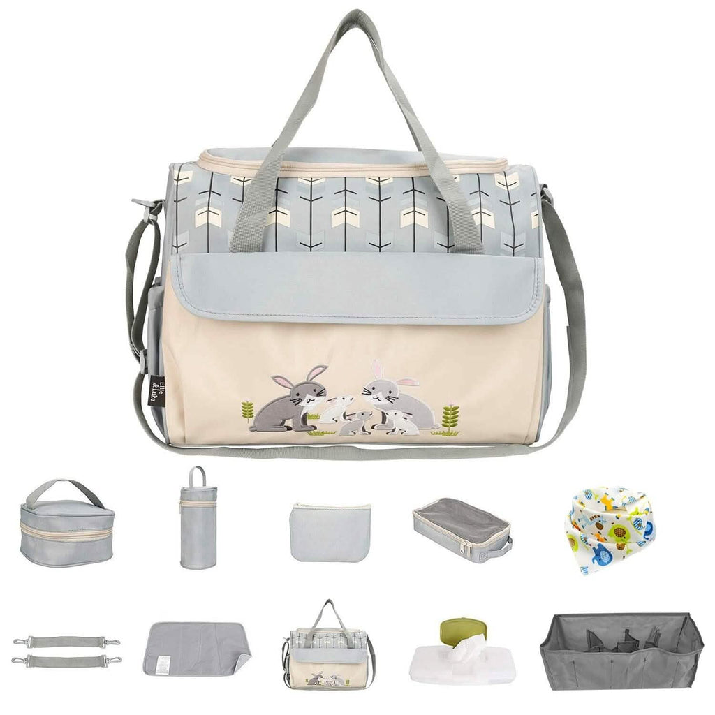 11-Piece Set: Multifunctional Diaper Handbags with Food Bag by DailySale