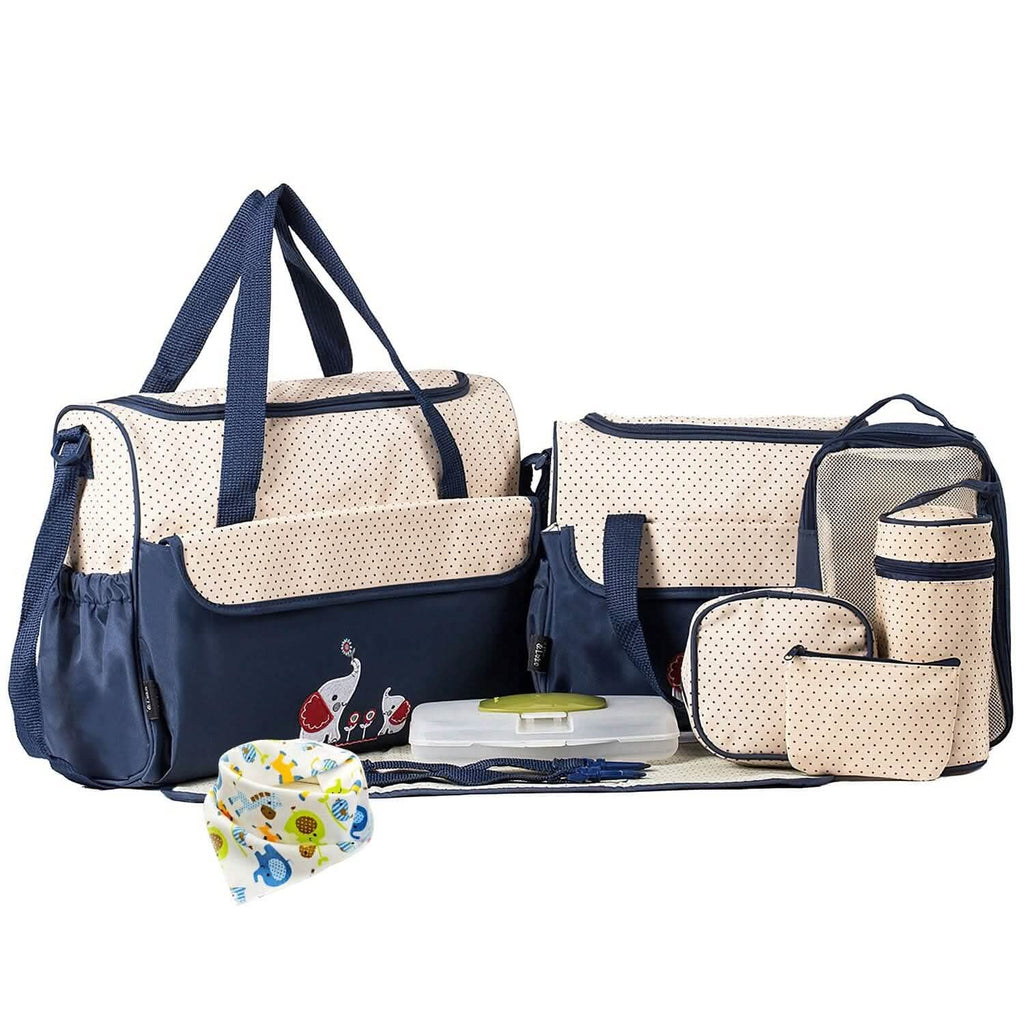 11-Piece Set: Multifunctional Diaper Handbags with Food Bag by DailySale