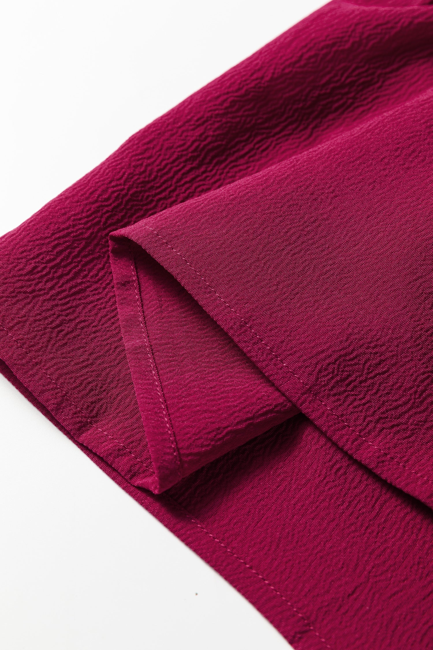 Blackish Green Solid Long Sleeve Button V Neck Tiered Maxi Dress