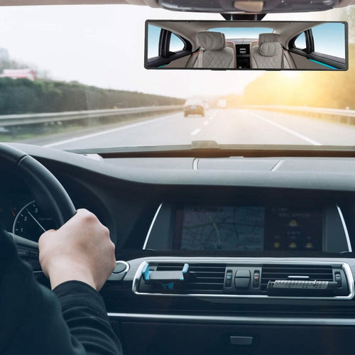 11.4-Inch Interior Clip-On Curve Car Rearview Mirror by DailySale
