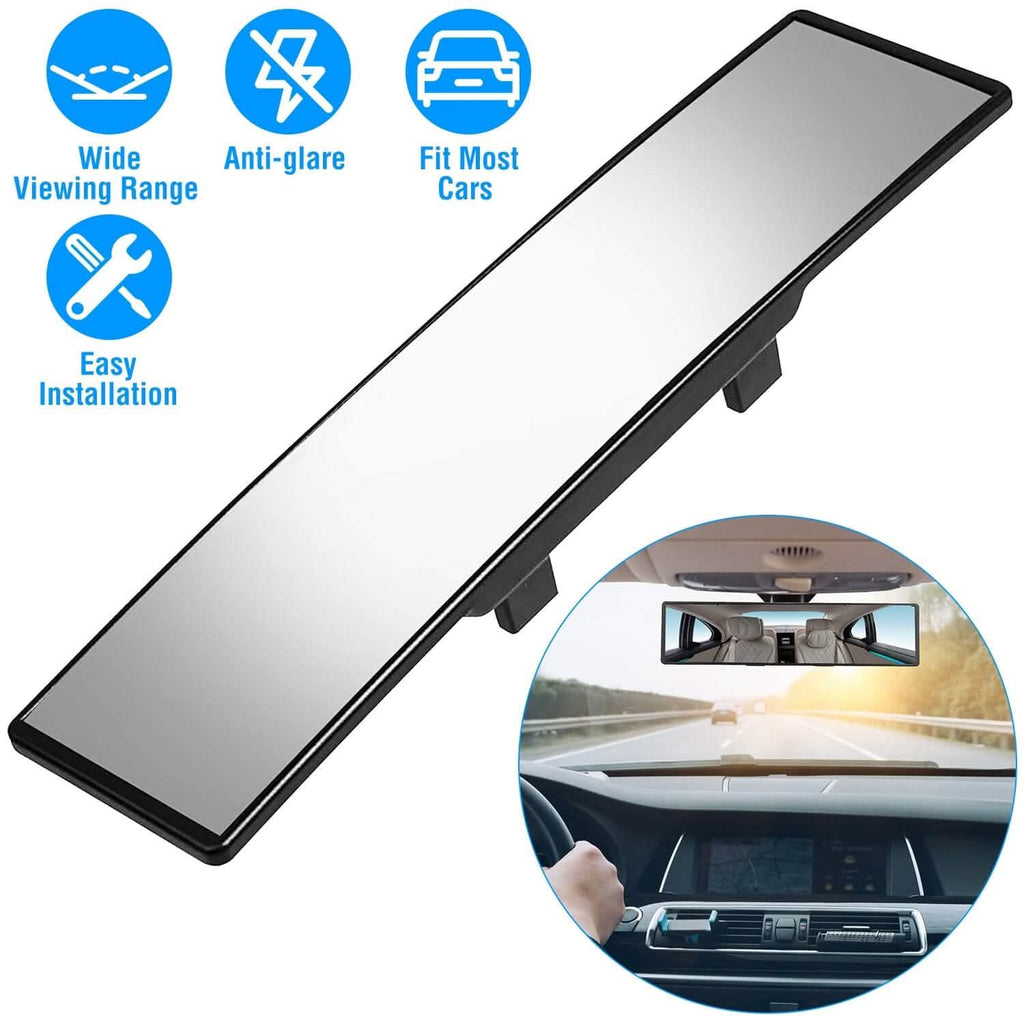 11.4-Inch Interior Clip-On Curve Car Rearview Mirror by DailySale