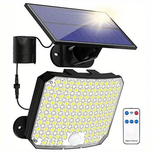 118 LED Solar Motion Sensor Flood Lights with Remote Control by DailySale