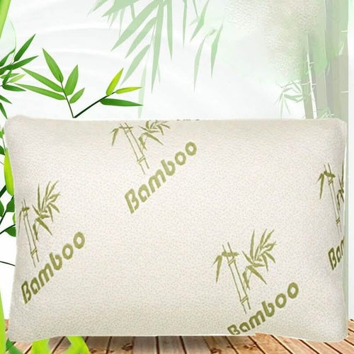 2-Pack: Bamboo Comfort Memory Foam Pillows - Hypoallergenic Removable Cover by DailySale