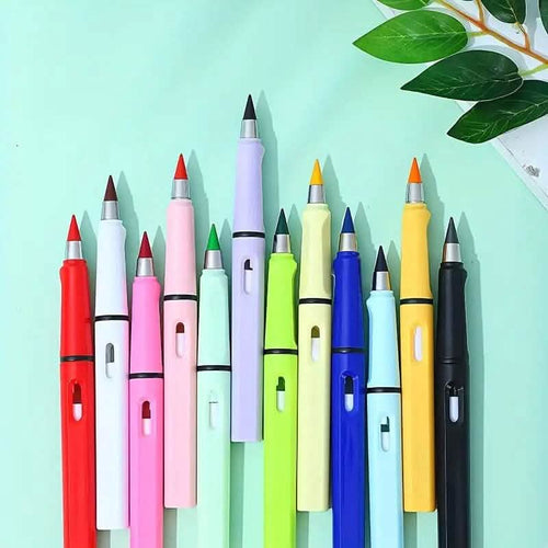 12 Colors Forever Pencil with Eraser by DailySale