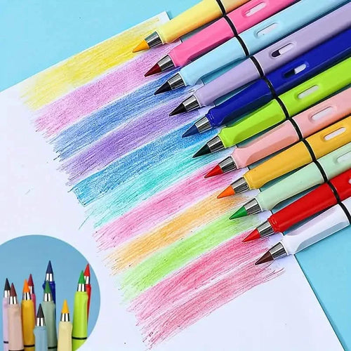 12 Colors Forever Pencil with Eraser by DailySale