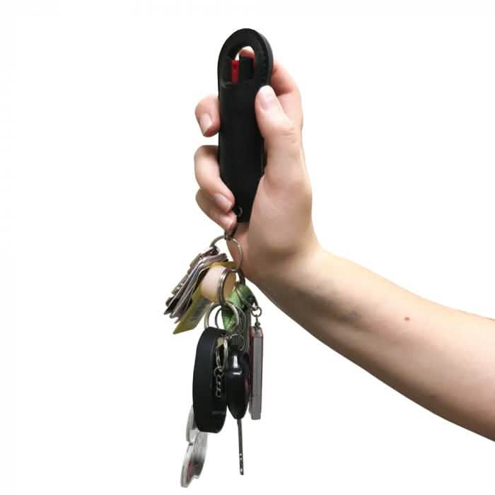 1/2 Oz Halo with Holster Black Pepper Spray by DailySale