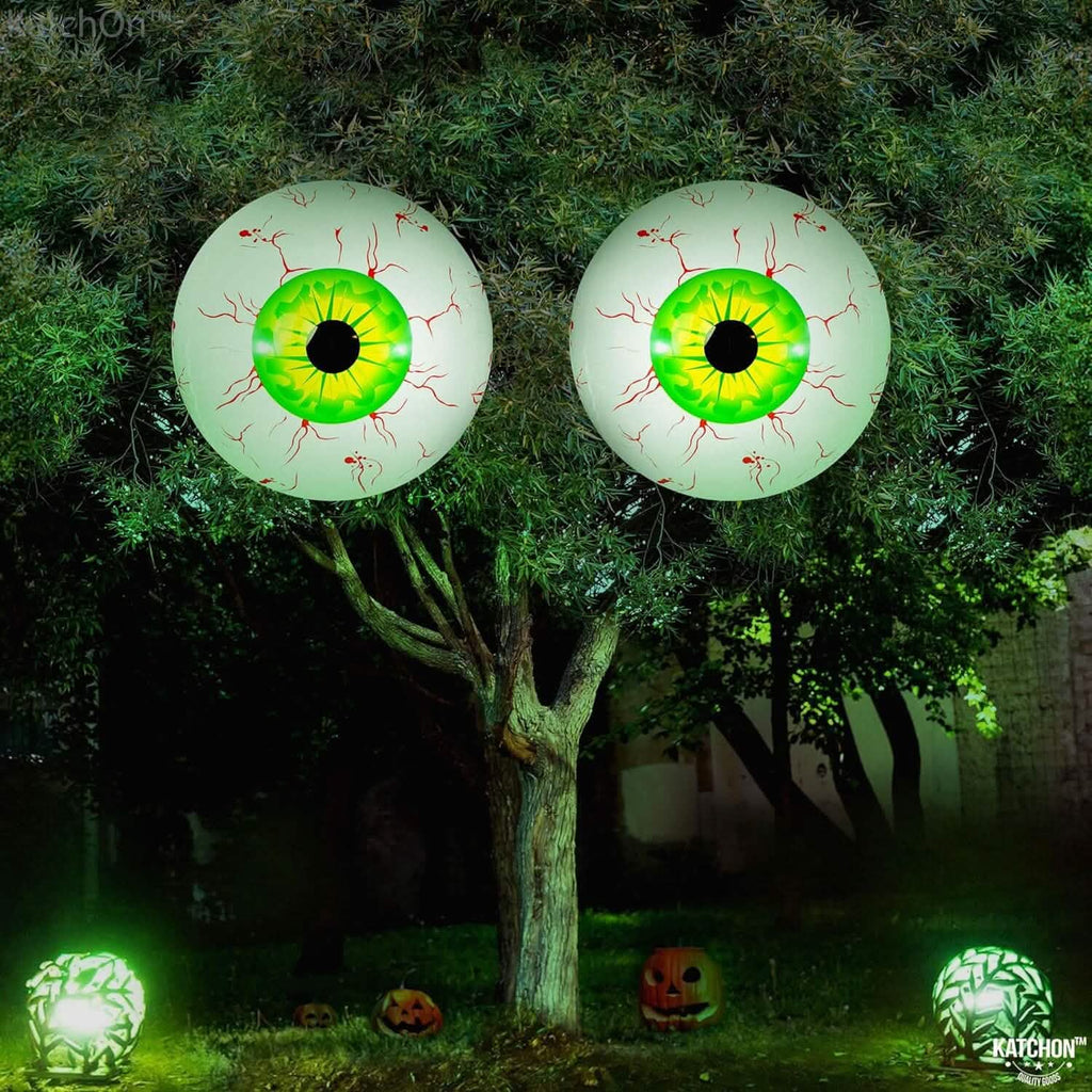 12-Pack: 22 Inch Halloween Eyeball Balloons by DailySale