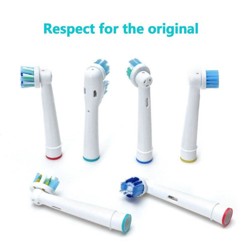12-Pack: Assorted Clean Replacement Electric Toothbrush Heads by DailySale