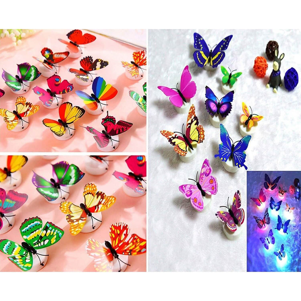 12-Pack: LED Butterfly Decoration Night Light by DailySale