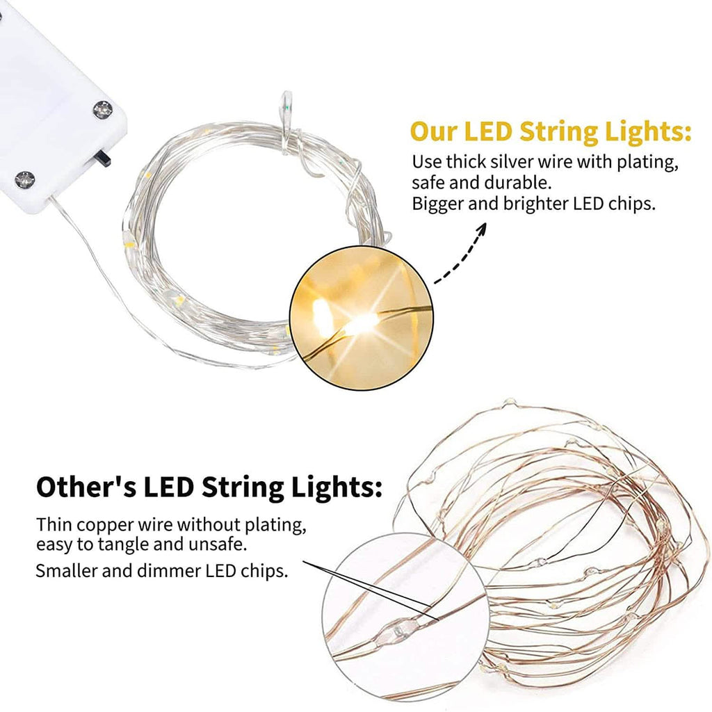 12-Pack: Led Fairy Lights Battery Operated String Lights by DailySale
