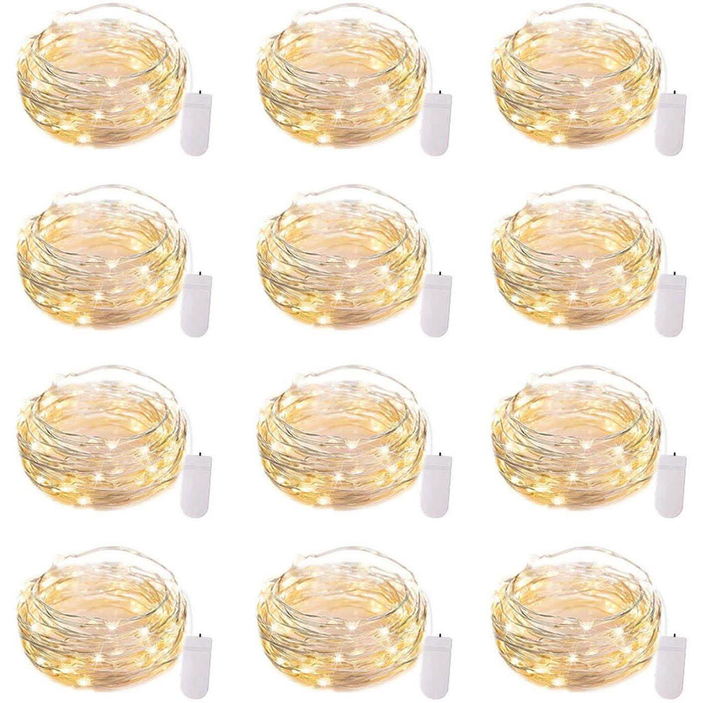 12-Pack: Led Fairy Lights Battery Operated String Lights by DailySale