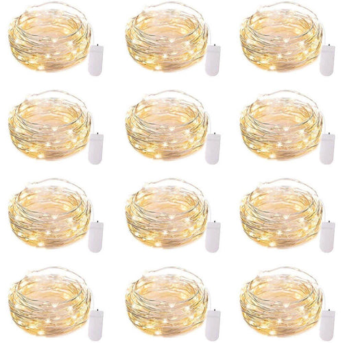 12-Pack: Led Fairy Lights Battery Operated String Lights by DailySale
