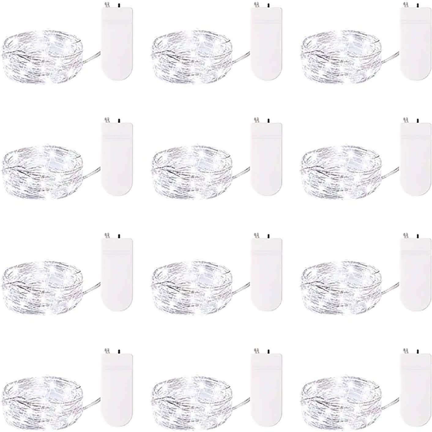 12-Pack: Led Fairy Lights Battery Operated String Lights by DailySale
