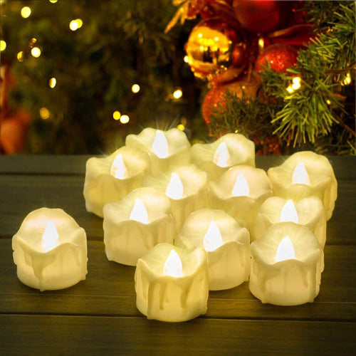 12-Pack: LED Timer Candle Decoration by DailySale