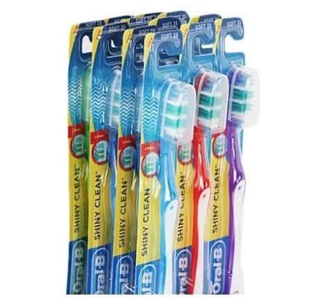 12-Pack: Oral-B Shiny Clean Toothbrush by DailySale