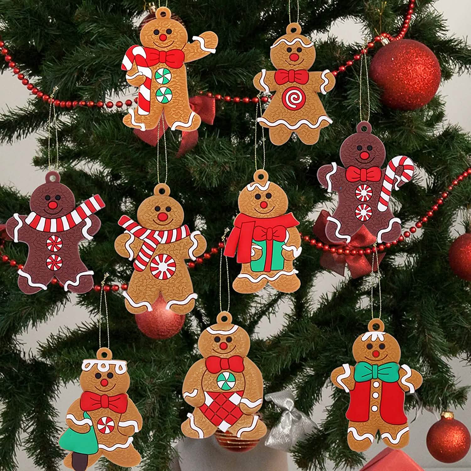 12-Piece: Gingerbread Man Ornaments by DailySale