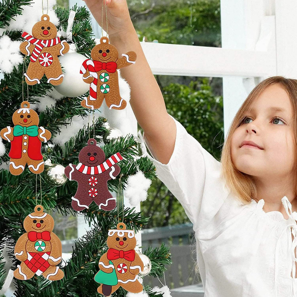 12-Piece: Gingerbread Man Ornaments by DailySale