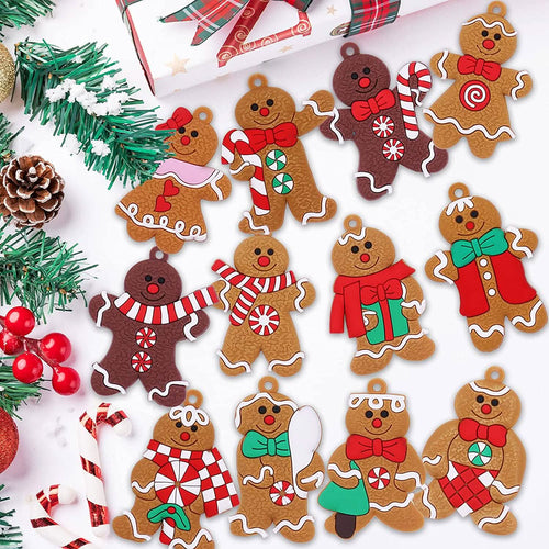 12-Piece: Gingerbread Man Ornaments by DailySale