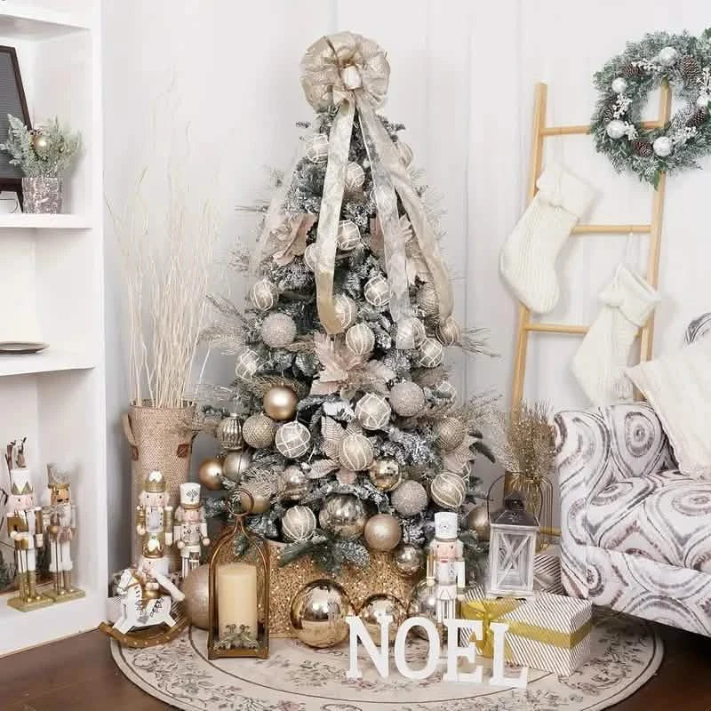12-Piece Set: Large Sparkling Glittering Sequins Foam Ball Ornaments by DailySale
