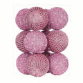 12-Piece Set: Large Sparkling Glittering Sequins Foam Ball Ornaments by DailySale