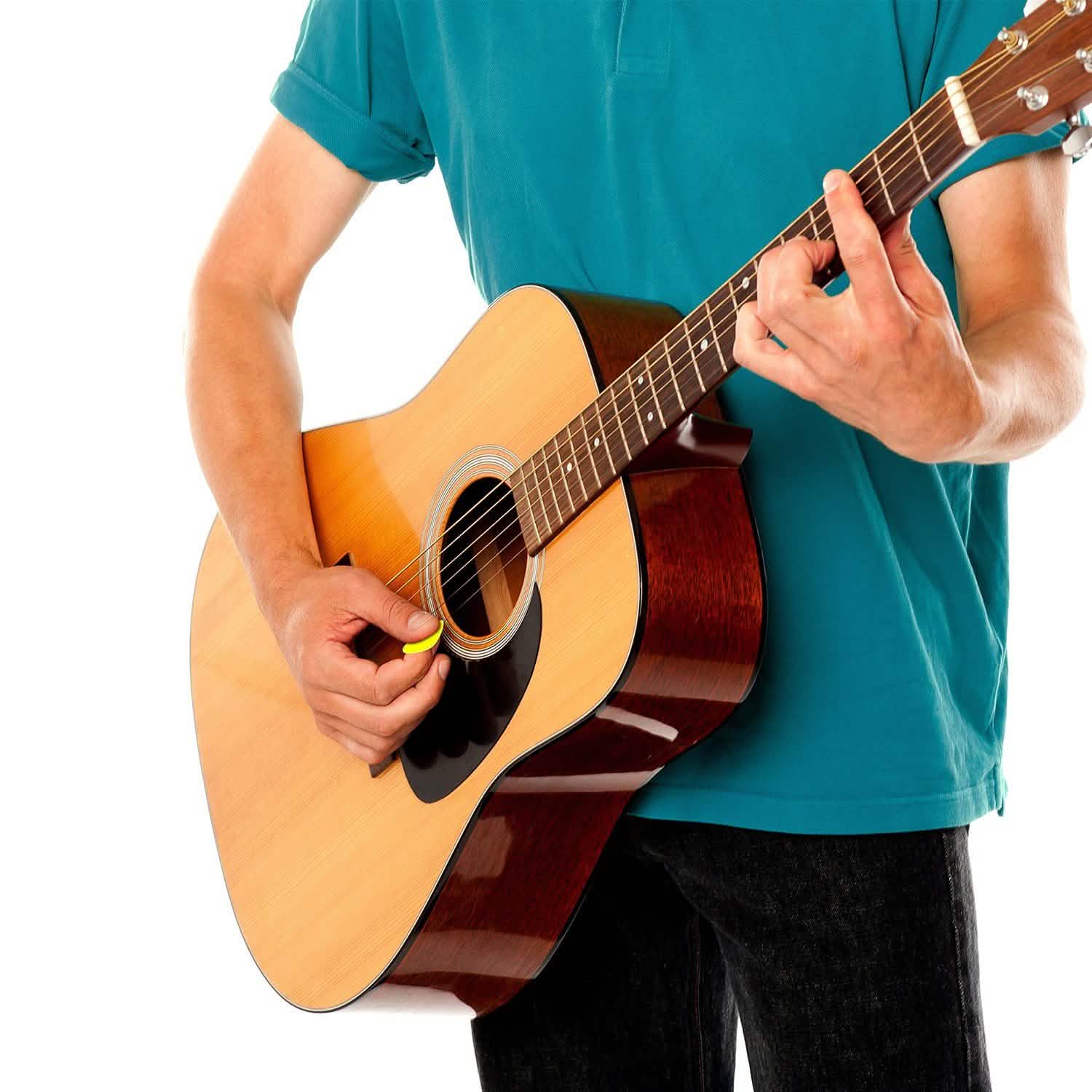 12-Piece: Standard Acoustic Electric Plectrums Guitar Picks by DailySale