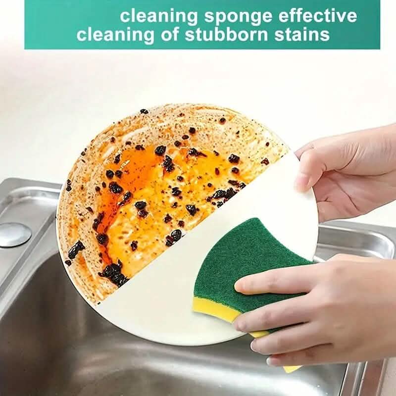 12-Piece: Ultra-Fine Microfiber Kitchen Cleaning Sponge by DailySale
