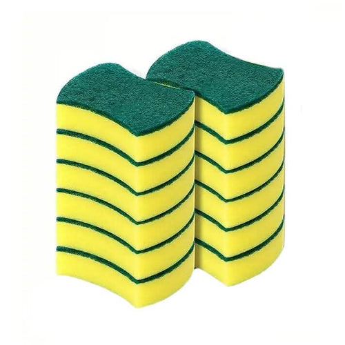 12-Piece: Ultra-Fine Microfiber Kitchen Cleaning Sponge by DailySale