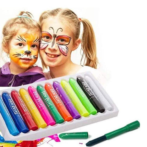 12-Piece: Washable Face Paint Crayons by DailySale