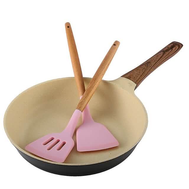 12-Piece: Wood Handle Silicone Kitchenware by DailySale