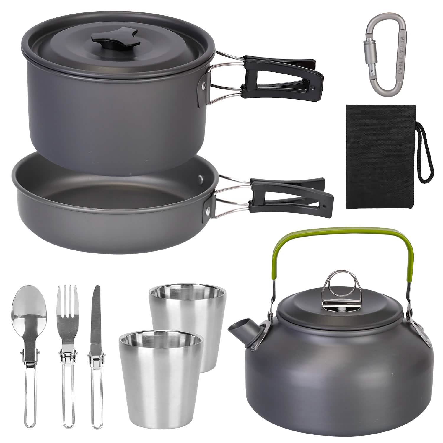 12-Pieces: Camping Cookware Set by DailySale