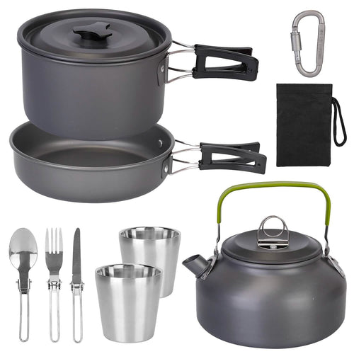 12-Pieces: Camping Cookware Set by DailySale