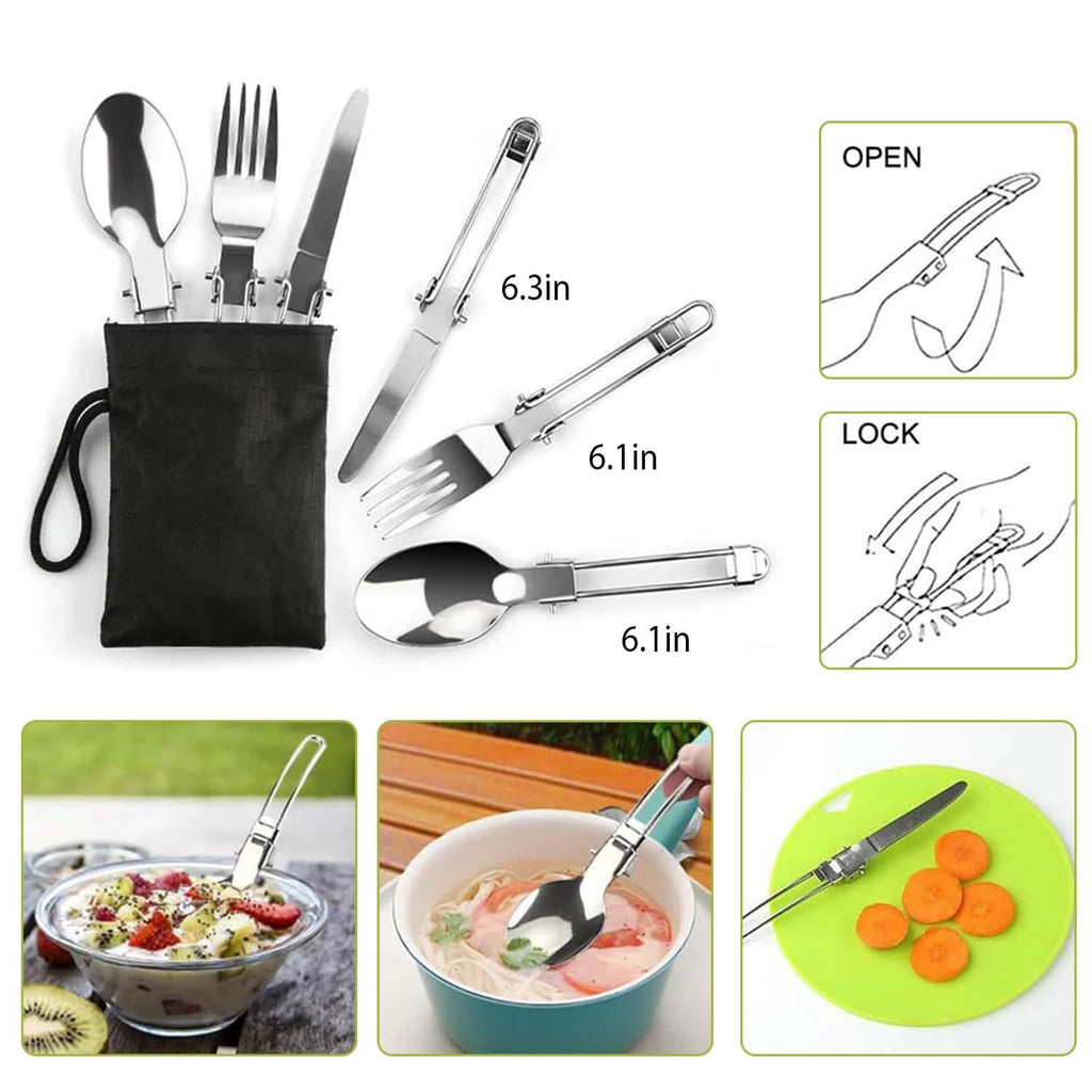 12-Pieces: Camping Cookware Set by DailySale