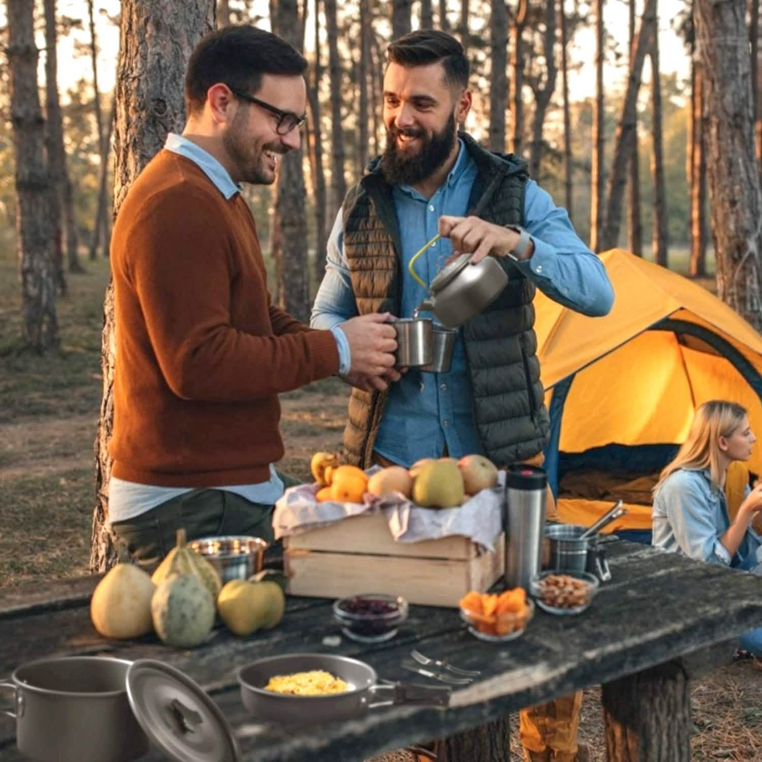 12-Pieces: Camping Cookware Set by DailySale