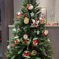 12-Pieces: Christmas Tree Colorful Resin Elk Pendant Decoration by DailySale