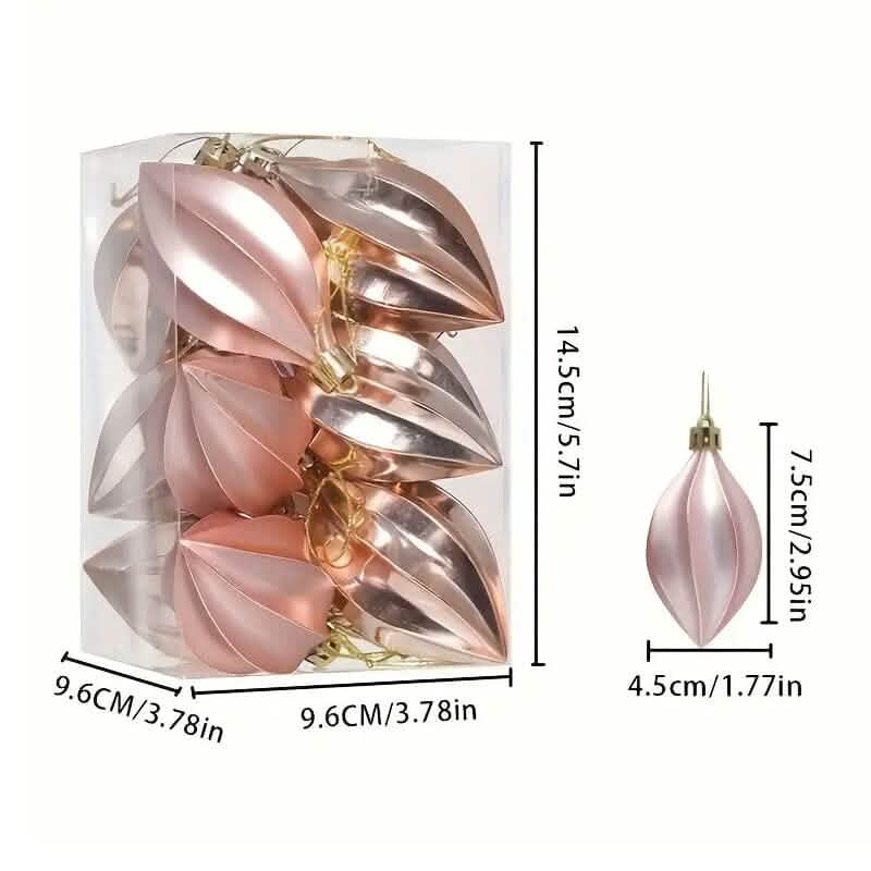 12-Pieces: Christmas Tree Pendant Decorations by DailySale