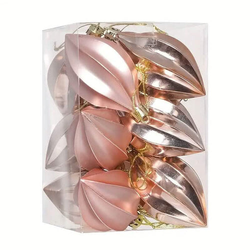 12-Pieces: Christmas Tree Pendant Decorations by DailySale