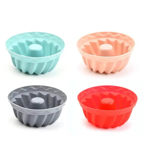 12-Pieces: Silicone Heritage Bundtlette Cake Mold by DailySale