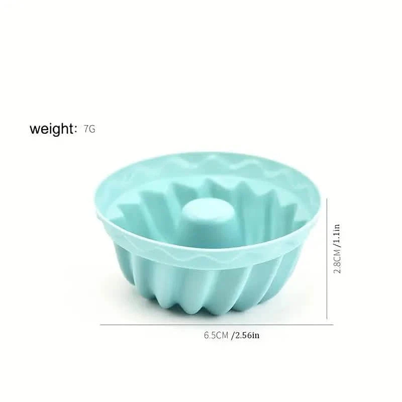 12-Pieces: Silicone Heritage Bundtlette Cake Mold by DailySale