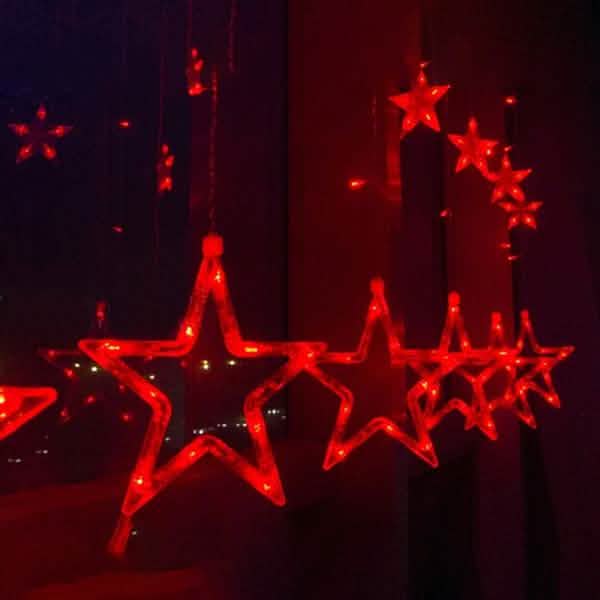 12 Stars 138 LED Curtain String Lights by DailySale