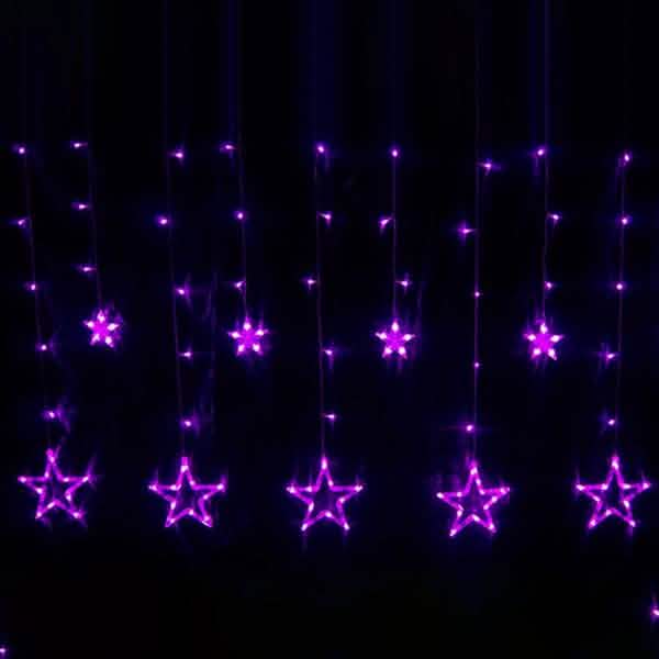 12 Stars 138 LED Curtain String Lights by DailySale