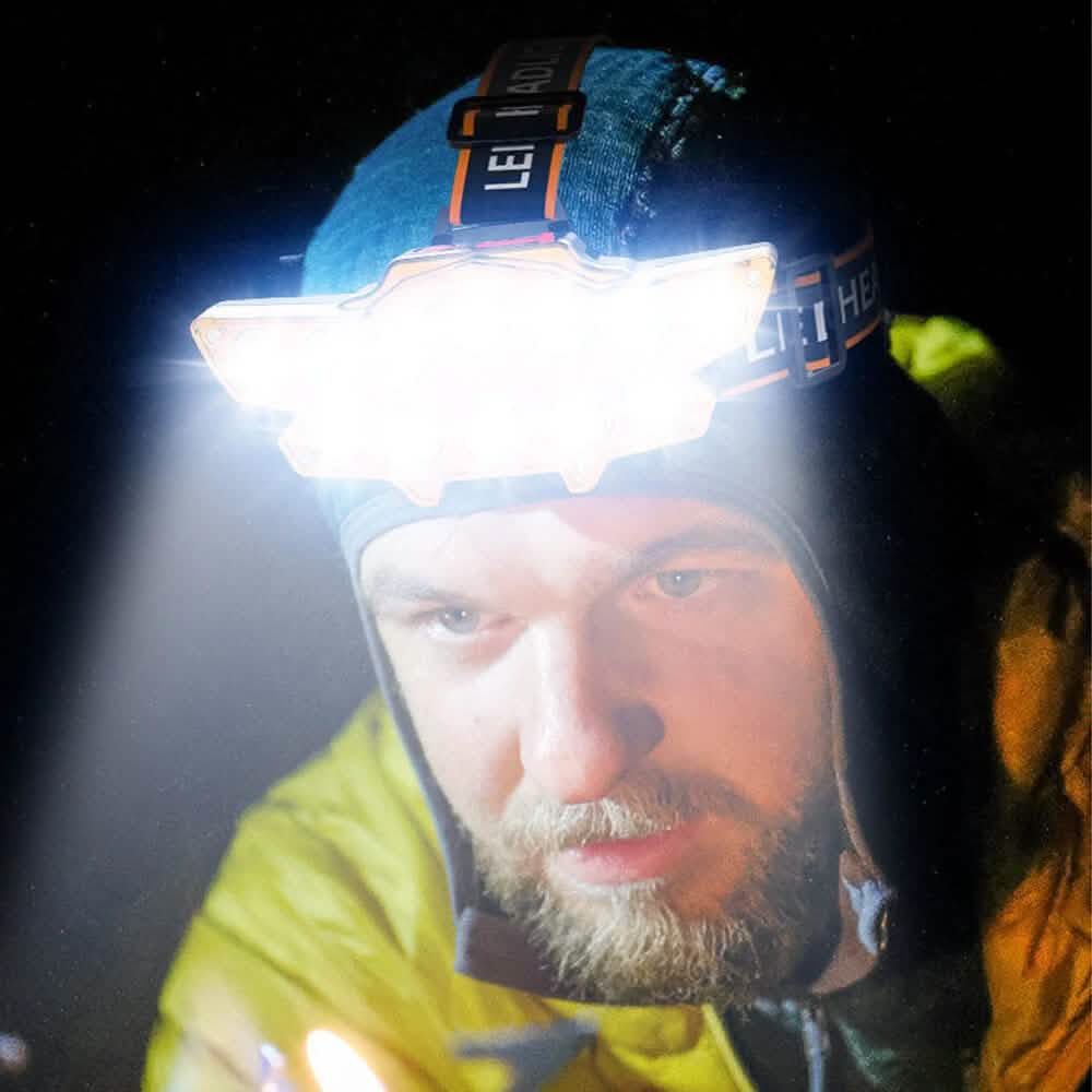 12 x P90 LED Headlamp USB Rechargeable Long Shoot 4 Modes by DailySale