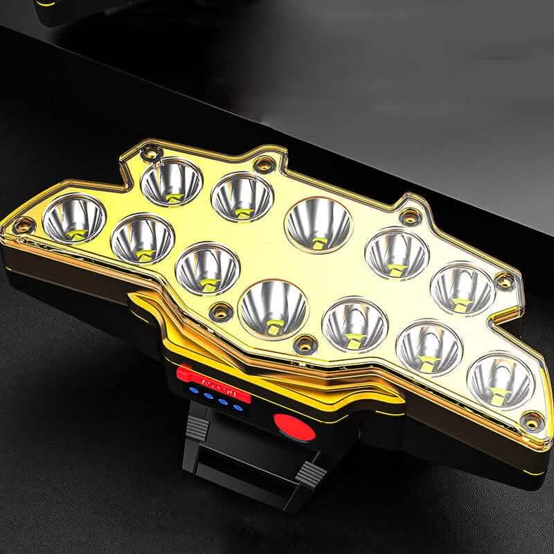 12 x P90 LED Headlamp USB Rechargeable Long Shoot 4 Modes by DailySale