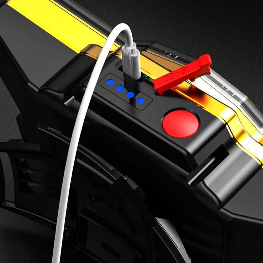 12 x P90 LED Headlamp USB Rechargeable Long Shoot 4 Modes by DailySale