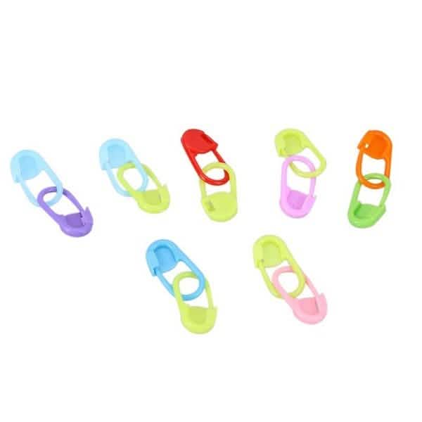 120-Pack: Mix Color Plastic Knitting Tools Locking Stitch Markers Crochet by DailySale