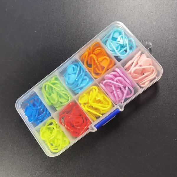 120-Pack: Mix Color Plastic Knitting Tools Locking Stitch Markers Crochet by DailySale