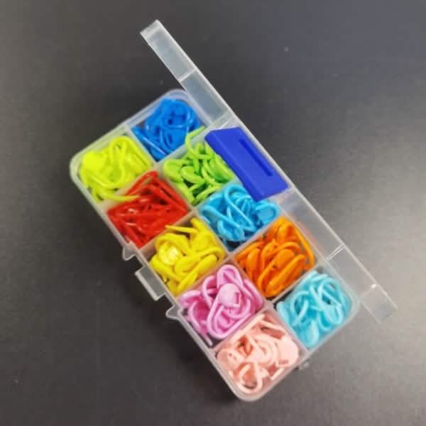 120-Pack: Mix Color Plastic Knitting Tools Locking Stitch Markers Crochet by DailySale
