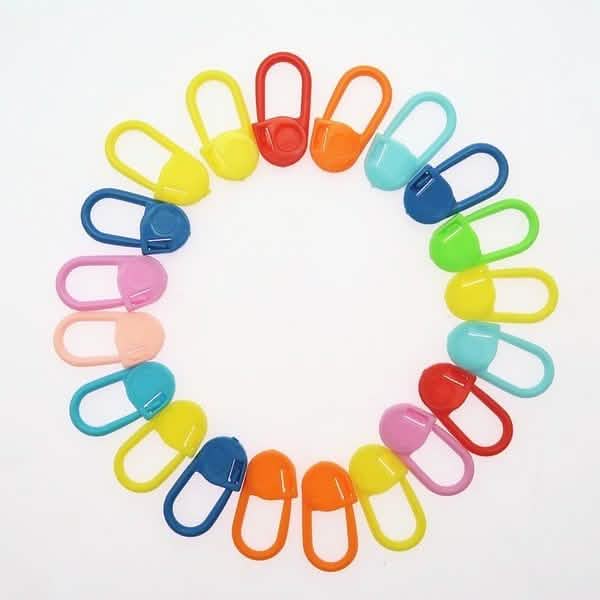 120-Pack: Mix Color Plastic Knitting Tools Locking Stitch Markers Crochet by DailySale
