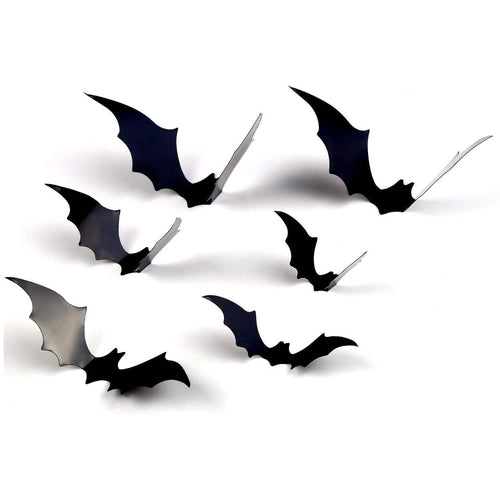120-Piece: 3D Bat Halloween Decoration Stickers by DailySale